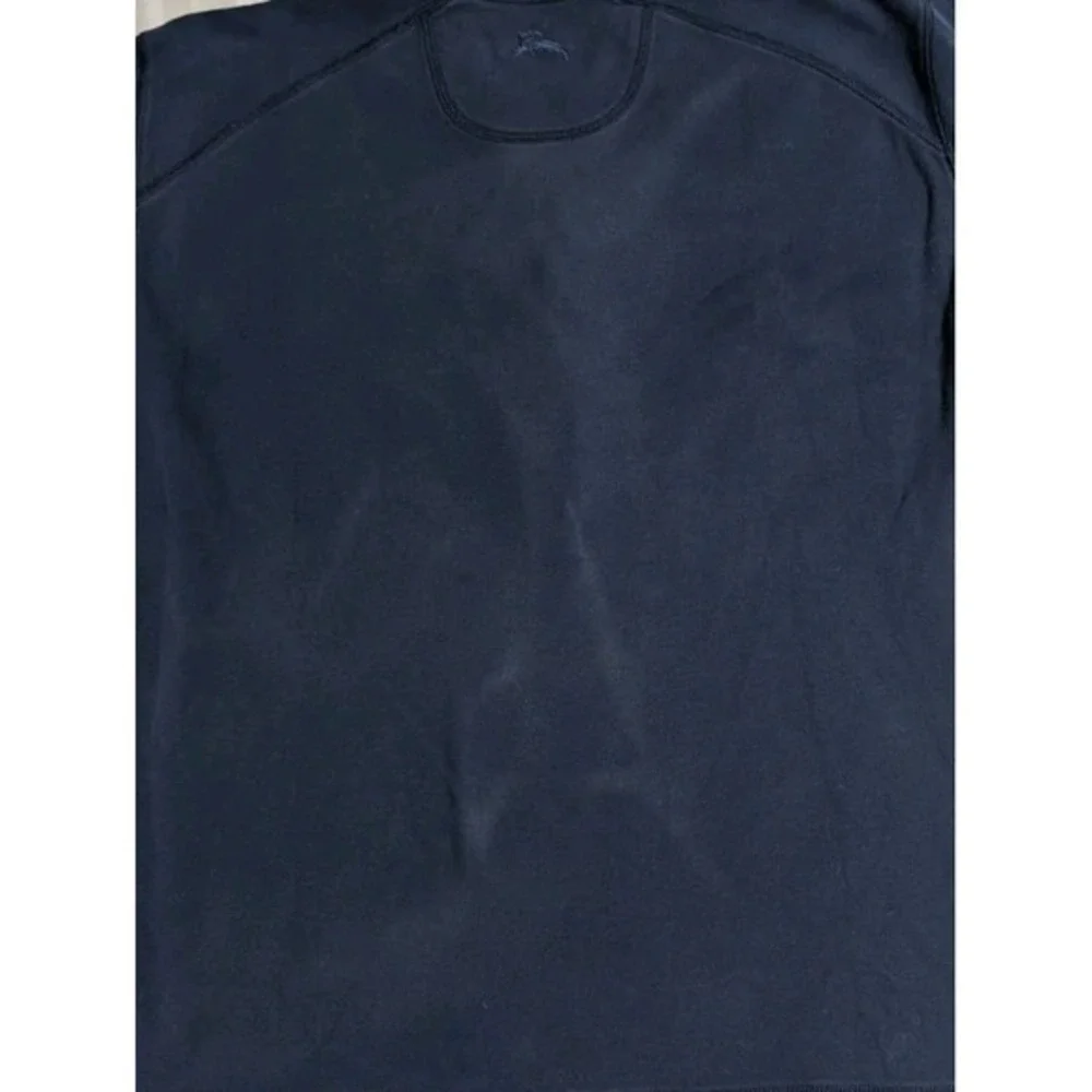Tommy Bahama 100%‎ Pima Cotton Quarter-Zip Pullover – Navy, Medium